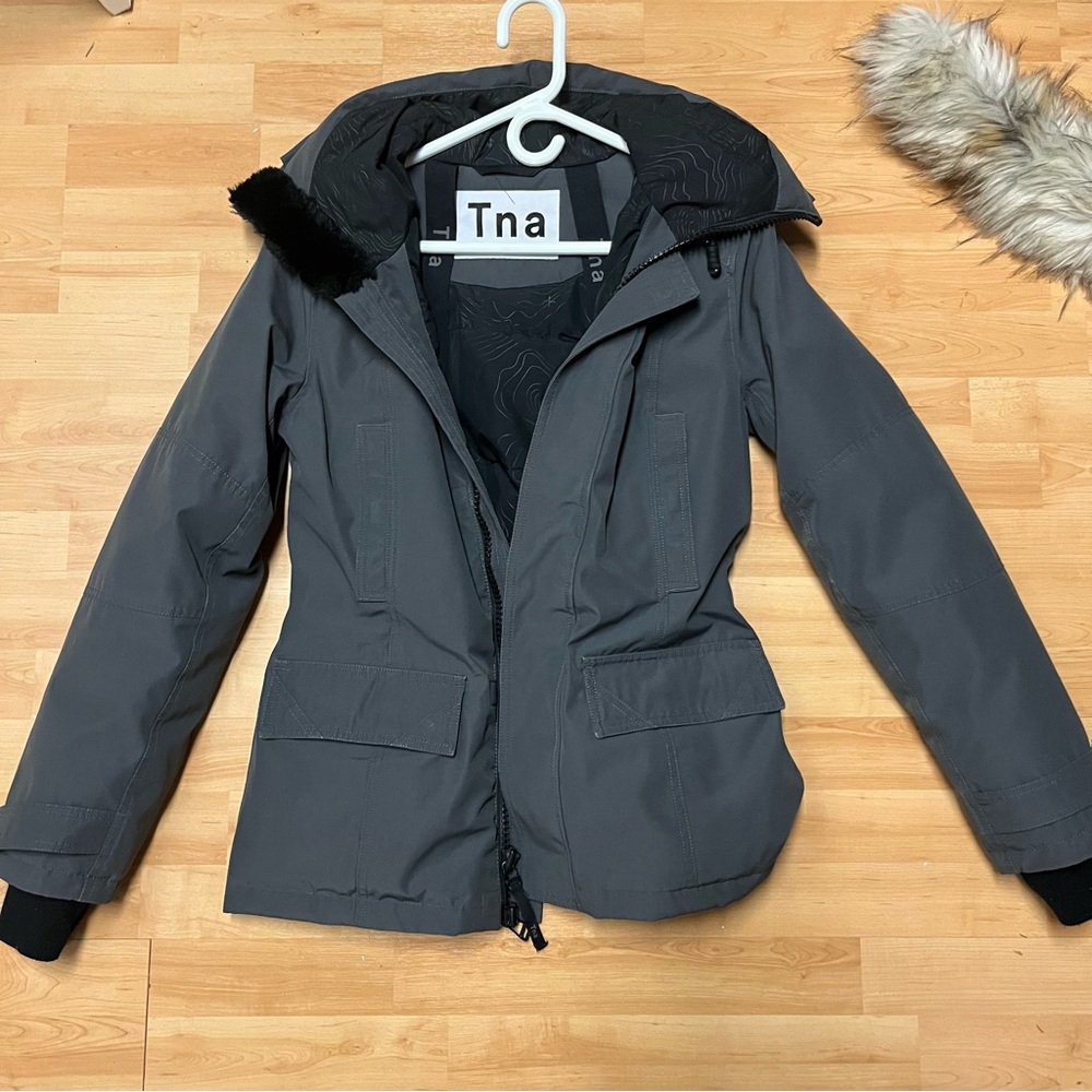 TNA Women's Charcoal Larsen Coat